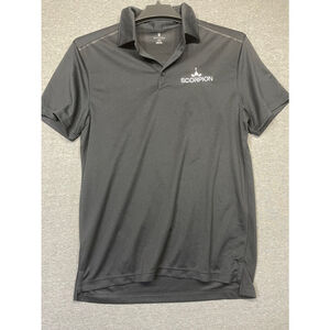 Men's Spyder Scorpion Polo Shirt Black Size M
